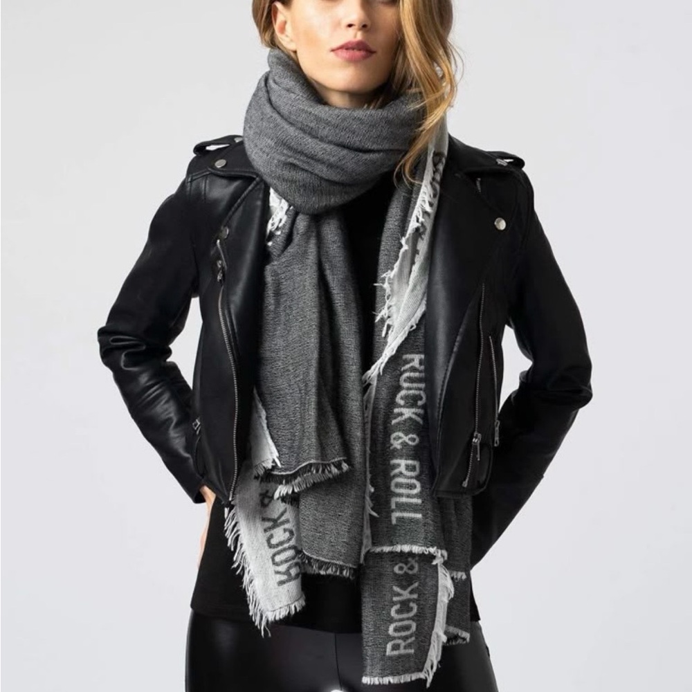 Zaggora Black Rock & Roll Scarf - Picture 3 of 7
